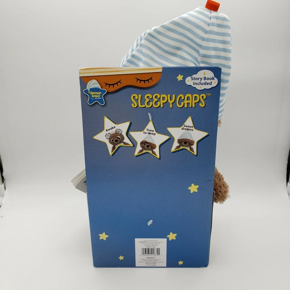 Dan Dee Plush‎ Tommy Bear Sleepy Caps 13